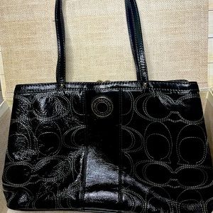 Black Coach vintage bag